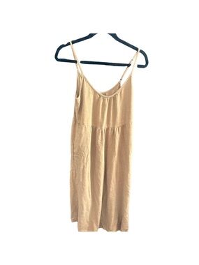 Women’s Ankle-Length Cropped Jumpsuit in Tan